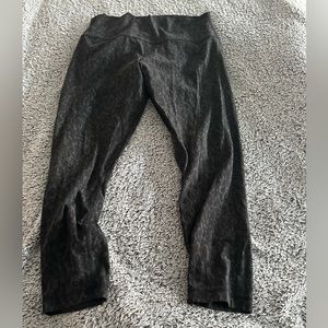 Lululemon Align leggings in grey pattern size 14